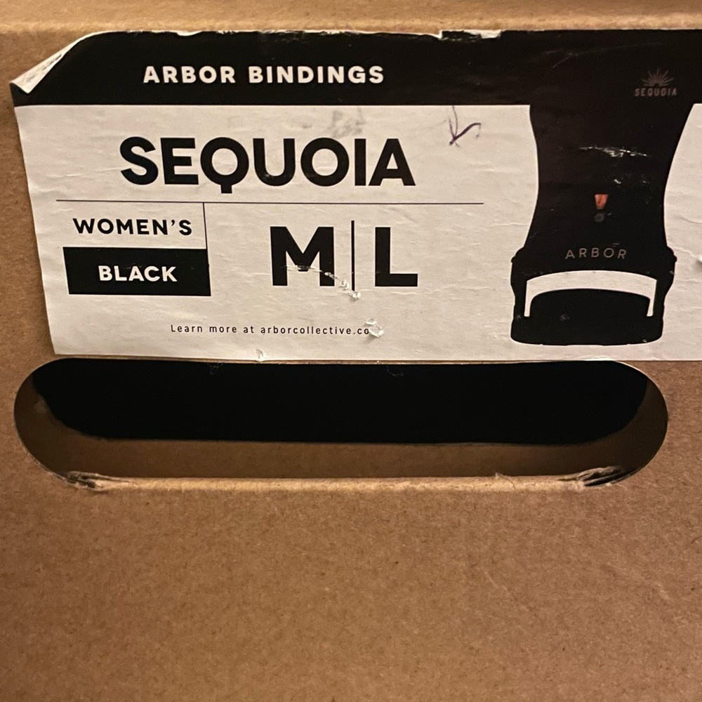 Women’s M/L (7-9) Arbor Snowboard Bindings